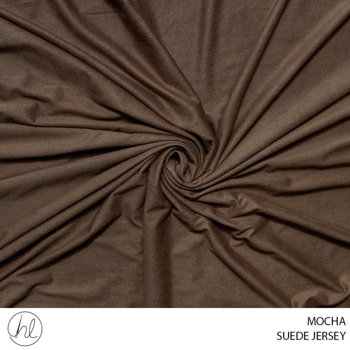 SUEDE JERSEY 51 MOCHA 150CM PER M