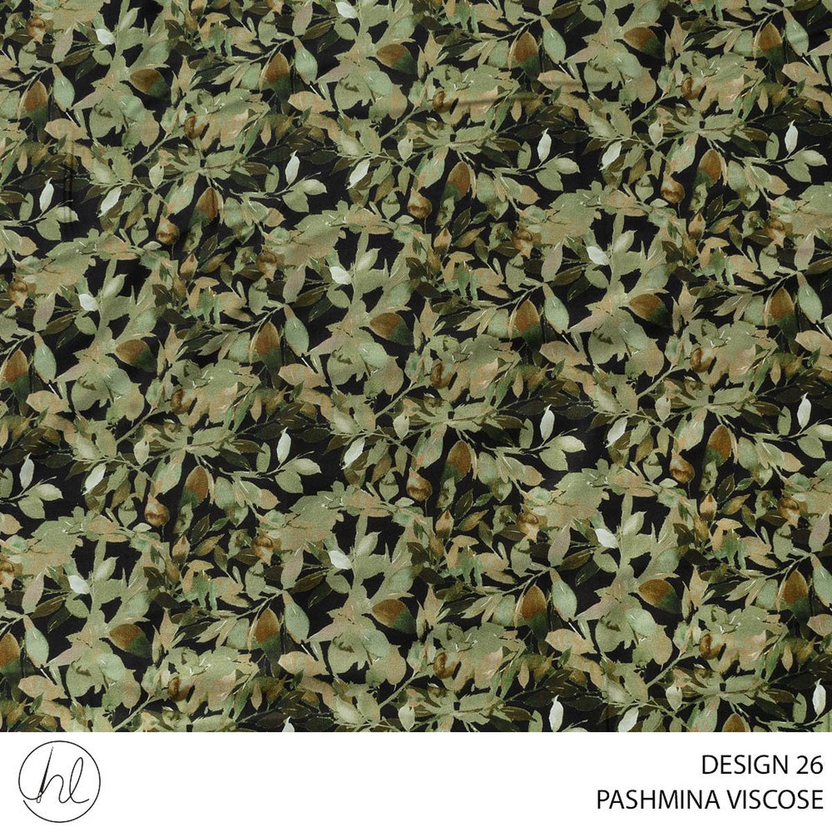 VISCOSE PASHMINA FABRIC 150CM BLACK ROLL ROLL 001
