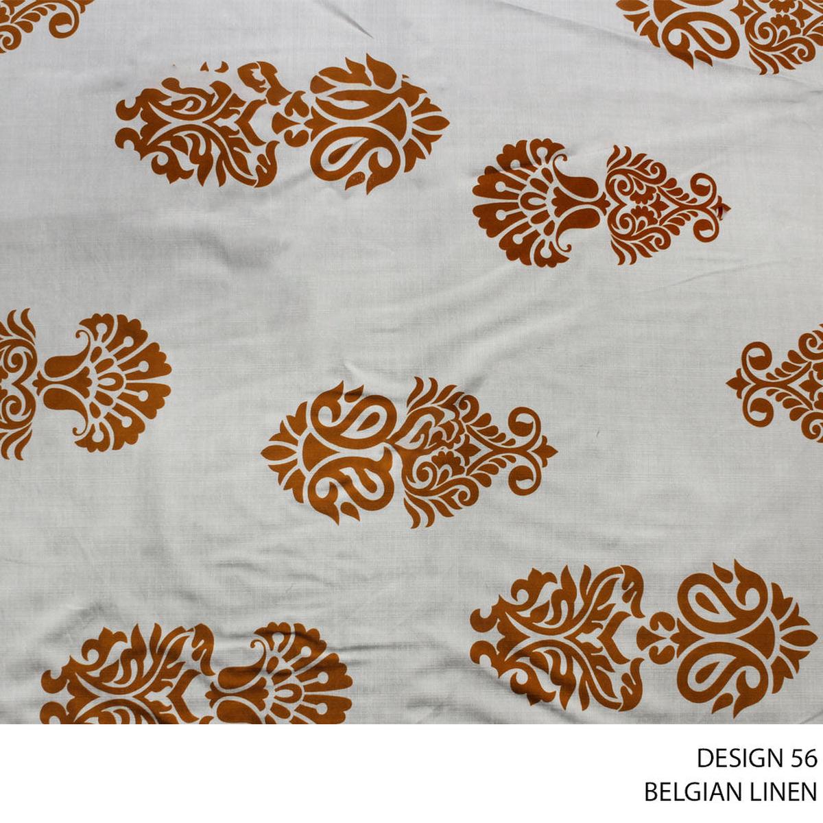 BELGIAN LINEN FABRIC D#7 140CM WHITE ROLL ROLL 001