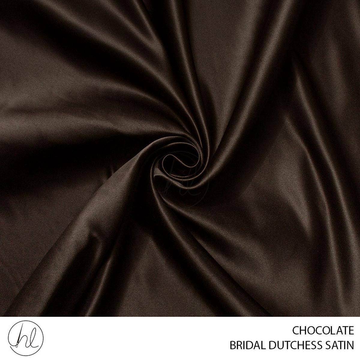 Bridal Dutchess Satin 781 Chocolate 150cm Per M