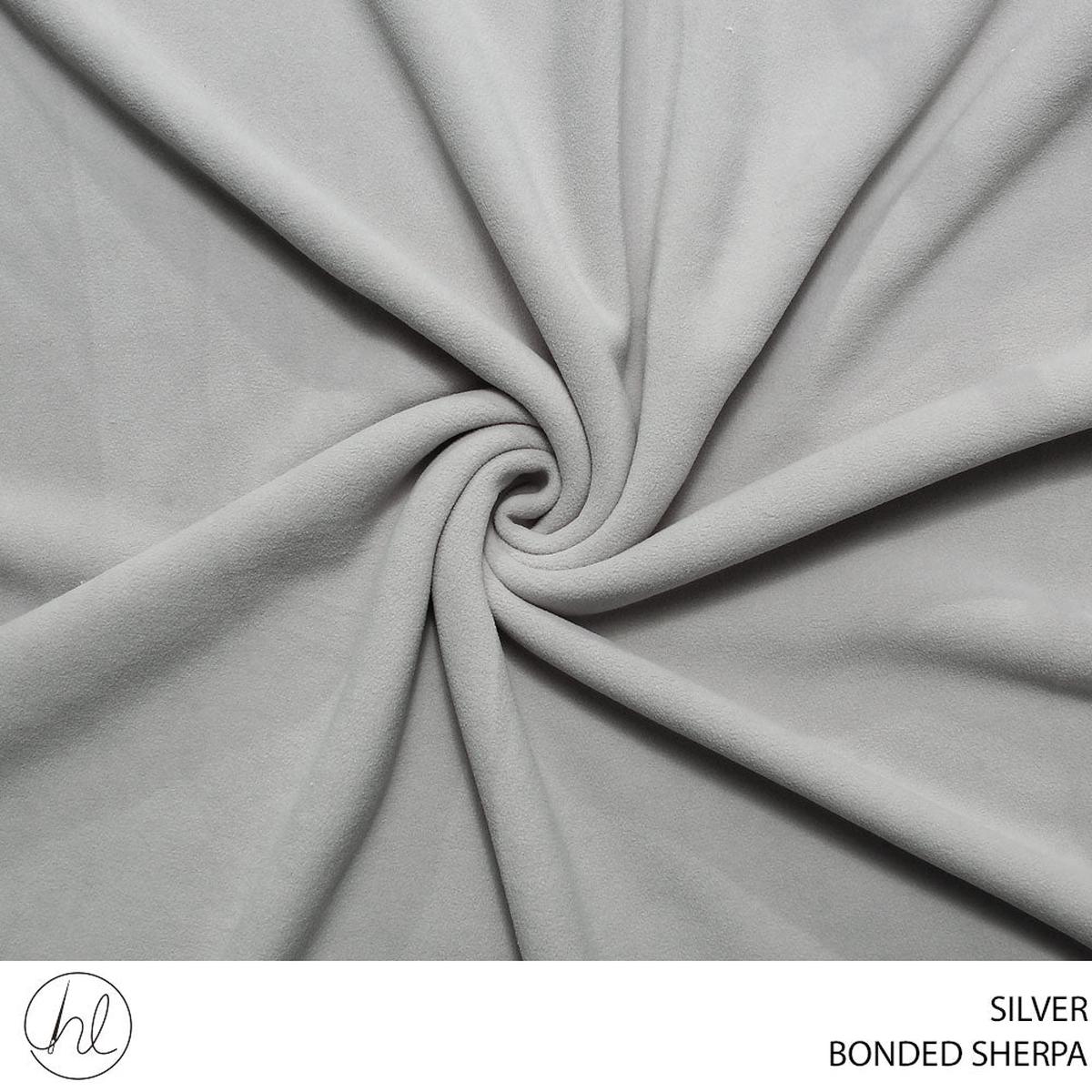 SHERPA BONDED 150CM SILVER