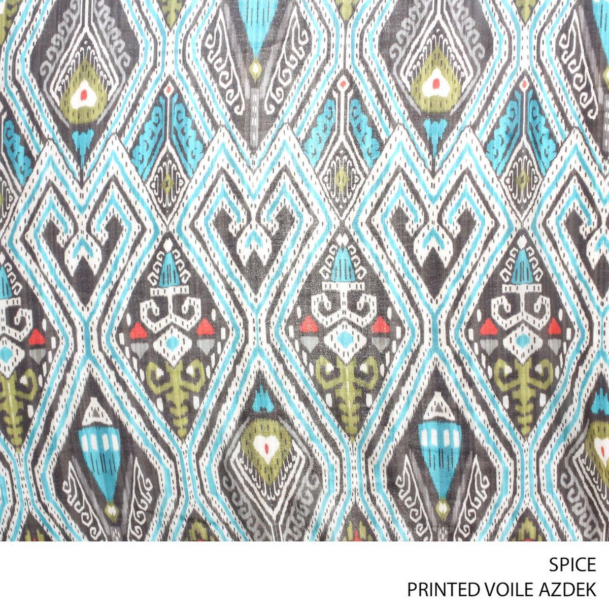 VOILE PRT AZDEK FABRIC SPICE ROLL ROLL 001