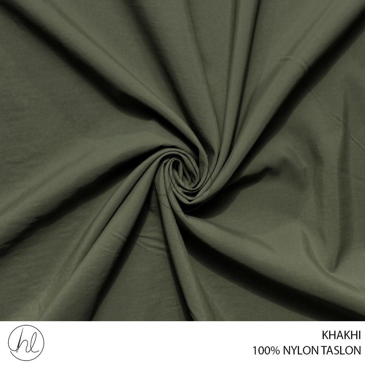 100% NYLON TASLON 56 KHAKHI 150CM PER M