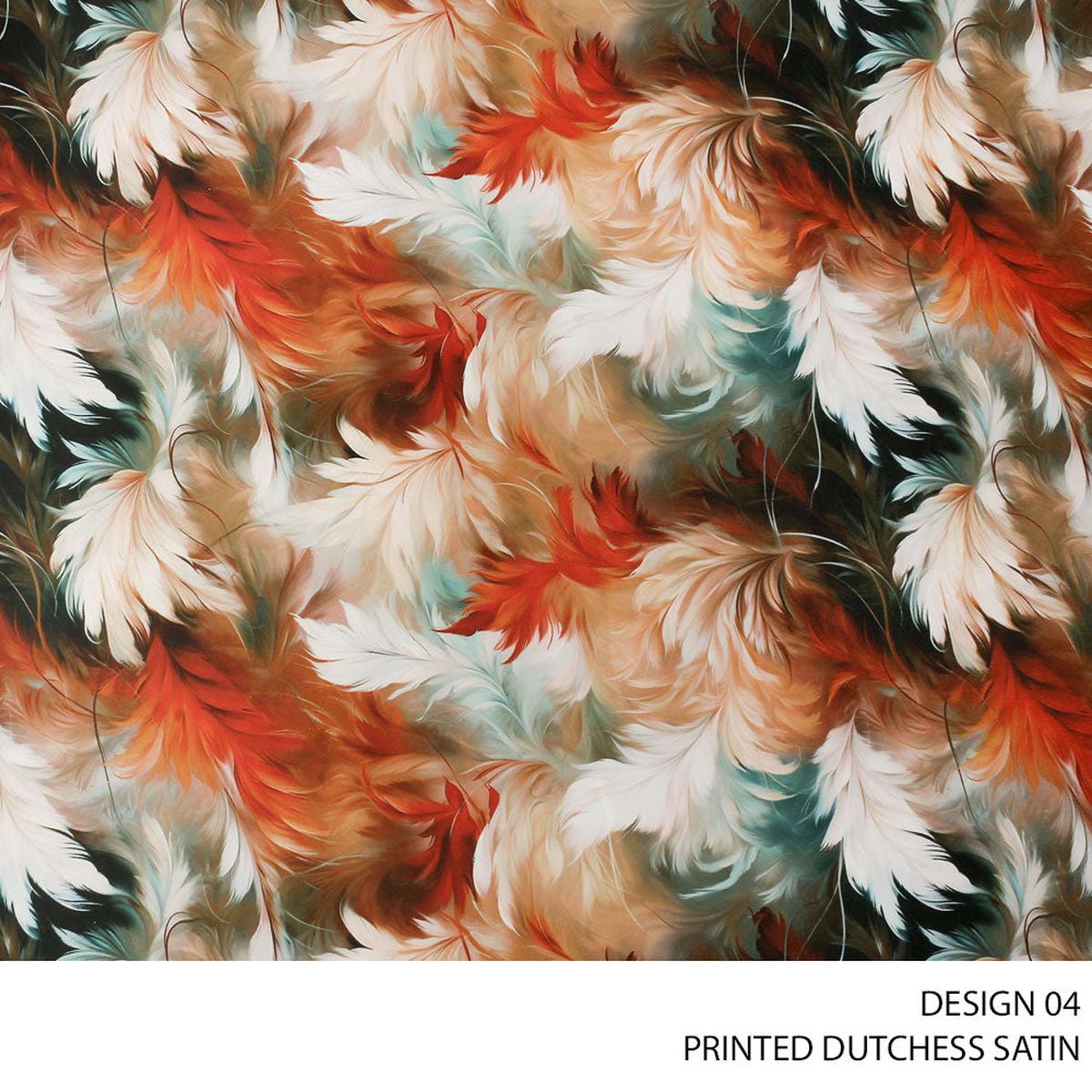 BRIDAL DUTCHESS SATIN PTD FABRIC 150CM D#1 RUST ROLL ROLL 001