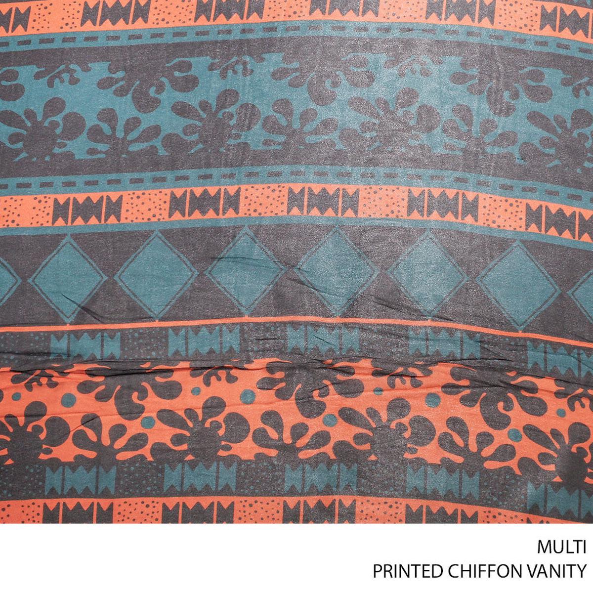 CHIFFON PRT VANITY FABRIC MULTI