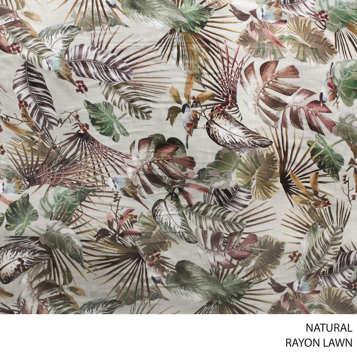 RAYON LAWN FABRIC NATURAL ROLL ROLL 001