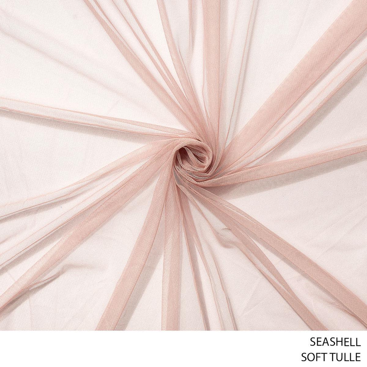 SOFT TULLE 781 SEASHELL 150CM PER M