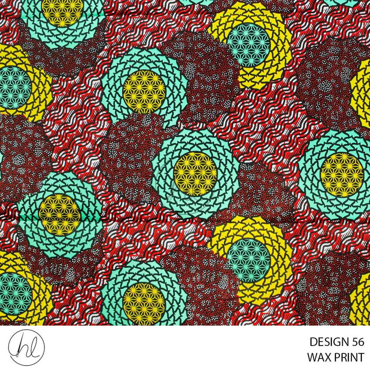WAX PRINT HI TARGET FABRIC MAROON ROLL ROLL 002