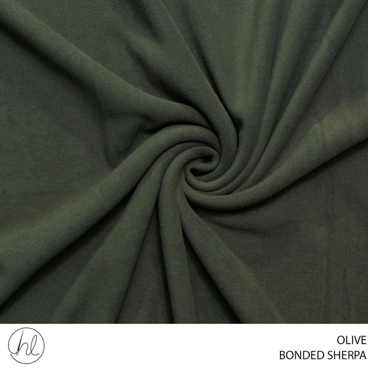 SHERPA BONDED 150CM OLIVE