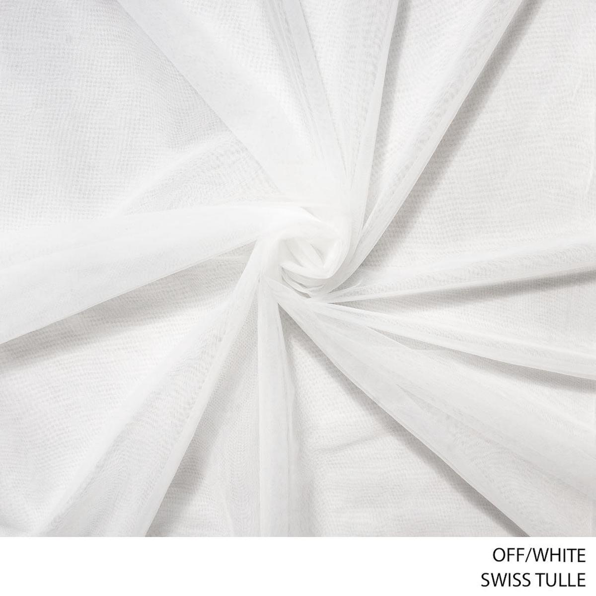 SWISS TULLE 53 OFF WHITE150CM PER M