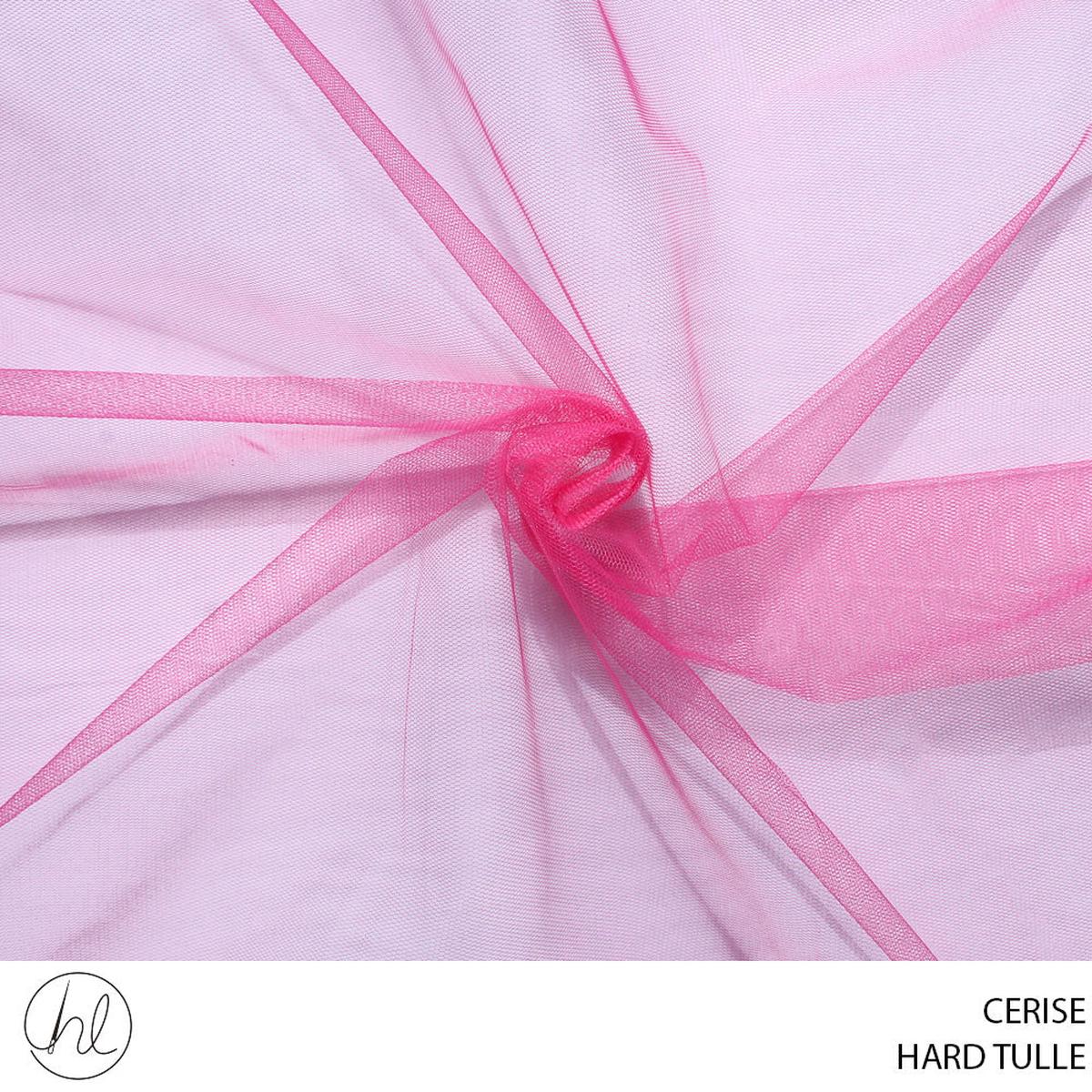 Tulle Hard Fabric 150cm Cerise