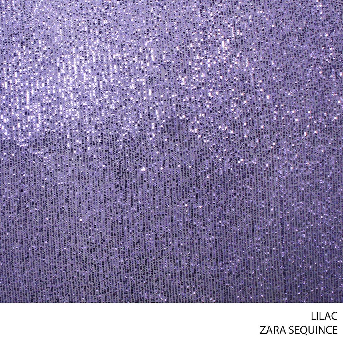 ZARA SEQUINCE 140CM LILAC