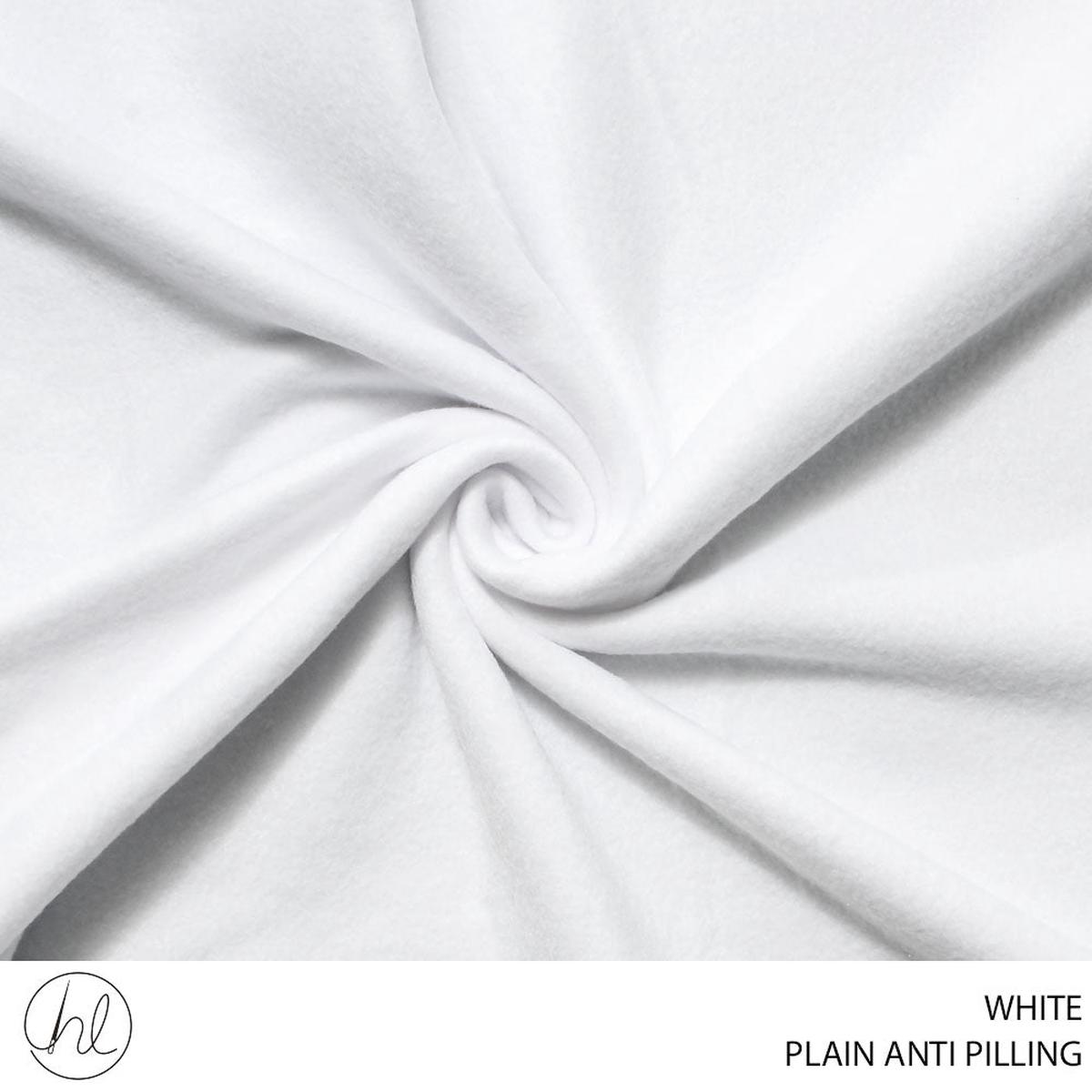ANTI PILLING PLAIN 150CM WHITE FRE PIECE