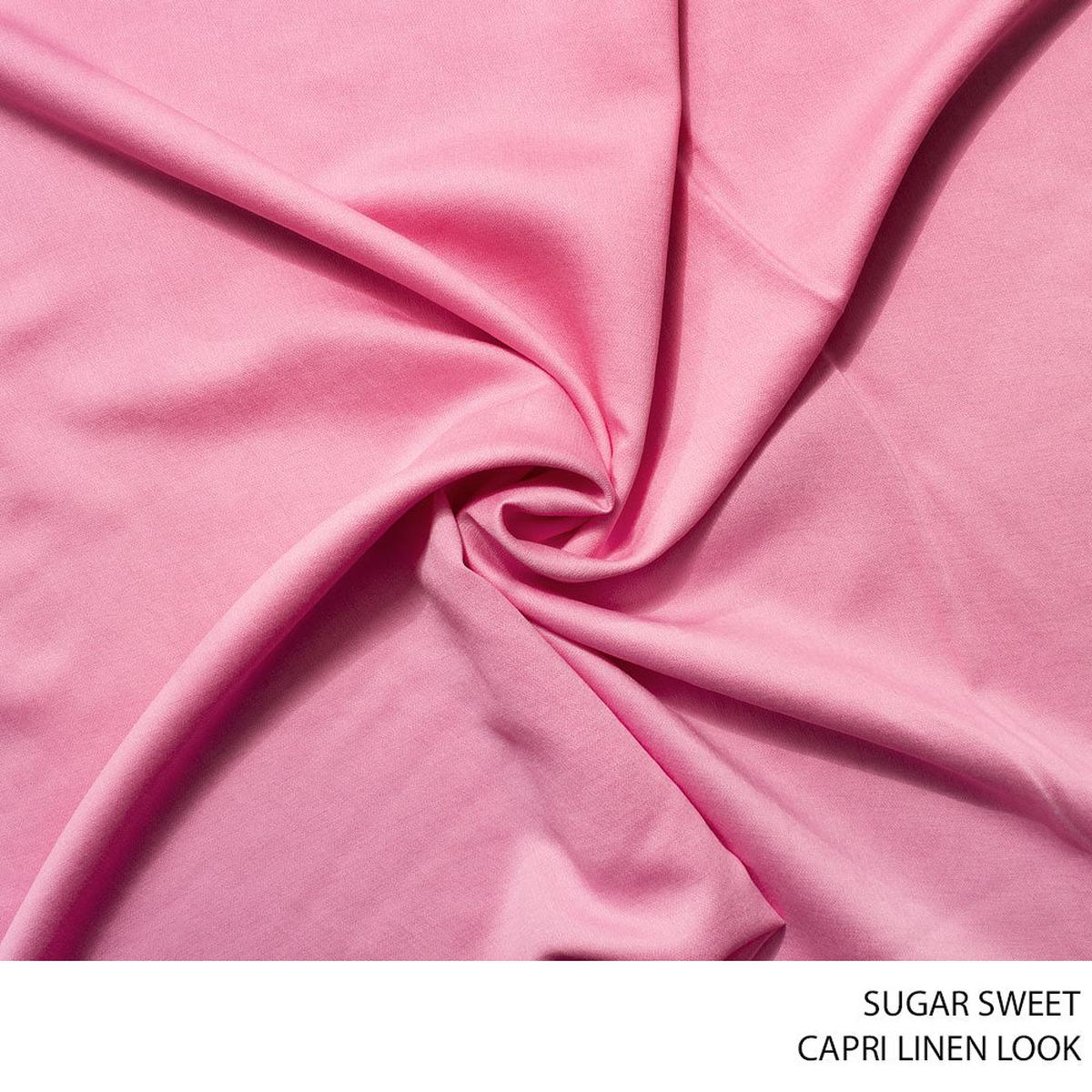 CAPRI LOOK LINEN FABRIC 150CM SUGAR SWEET ROLL 001 1