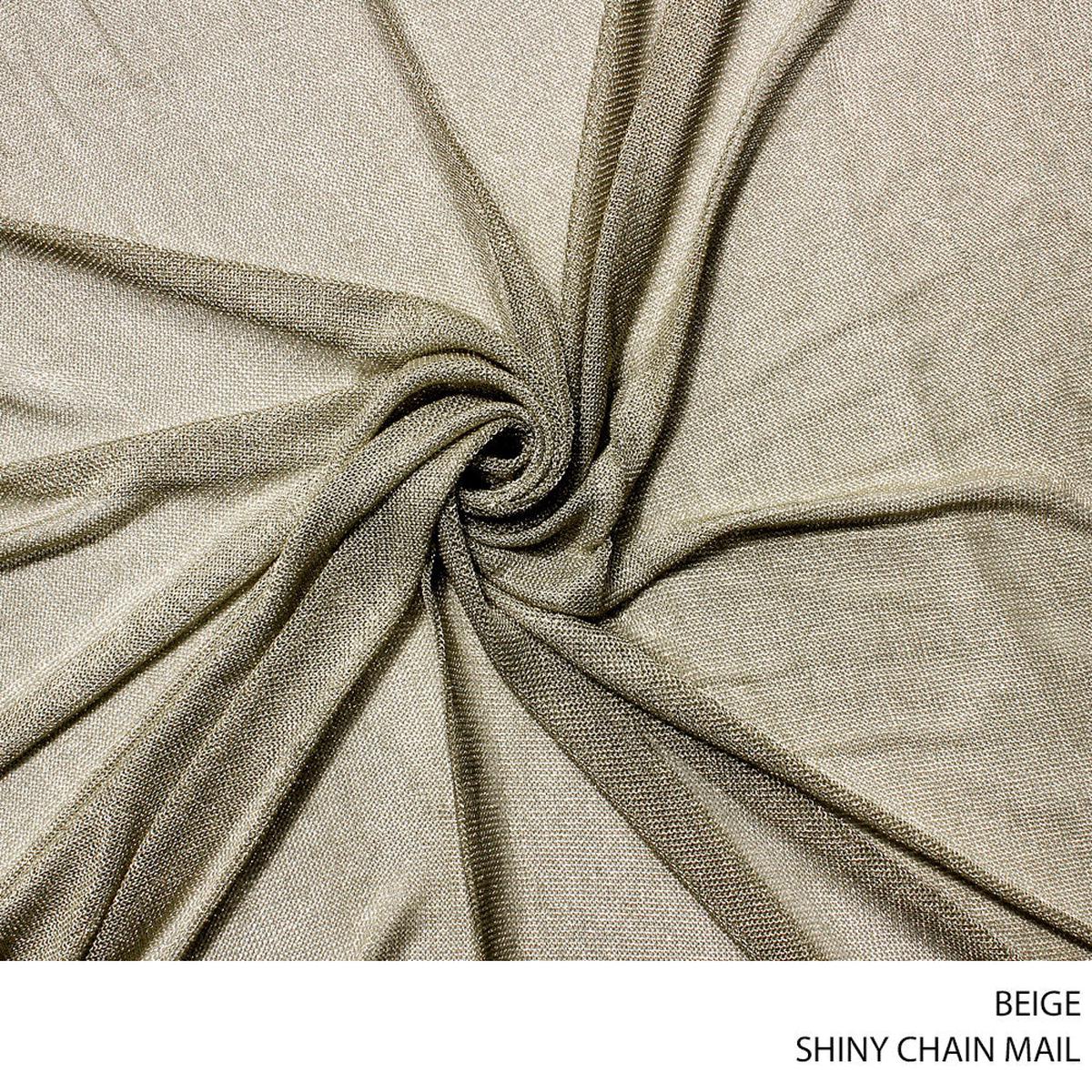 CHAIN MAIL SHINY BEIGE ROLL ROLL 001