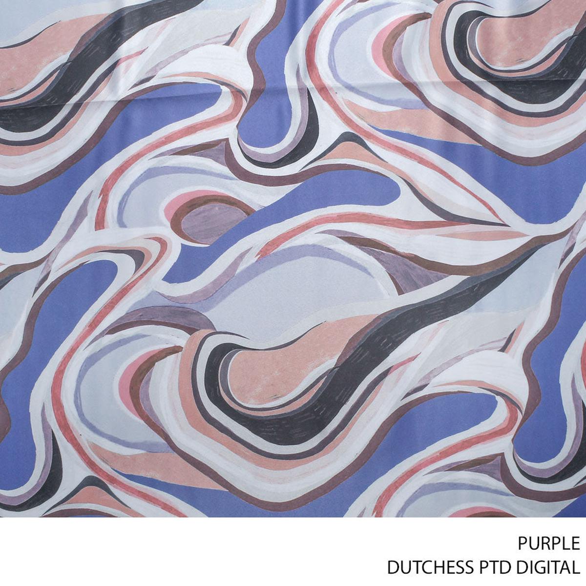 SATIN DUTCHESS DIGITAL FABRIC PURPLE
