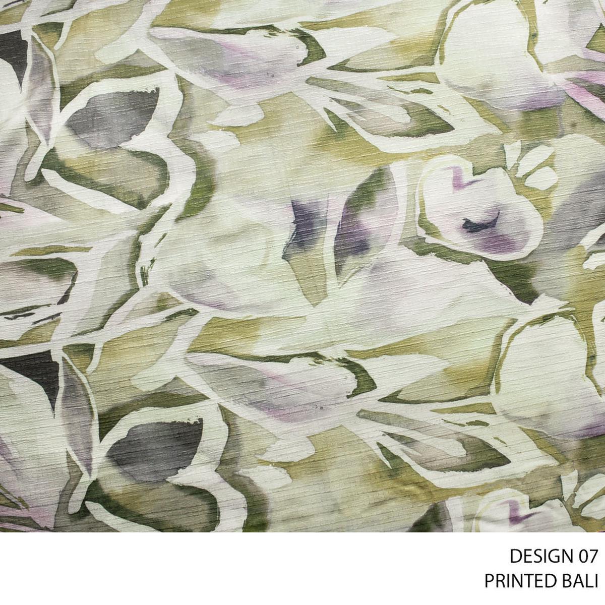 BALI PRINTED FABRIC D#4 150CM OLIVE ROLL ROLL 001