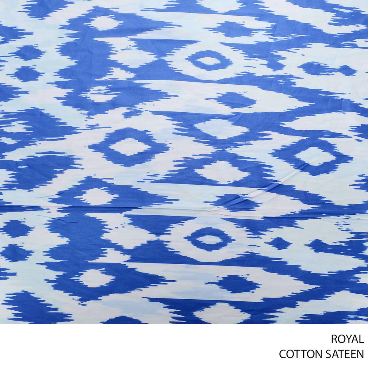 COTTON SATEEN FABRIC 150CM ROYAL ROLL ROLL 001