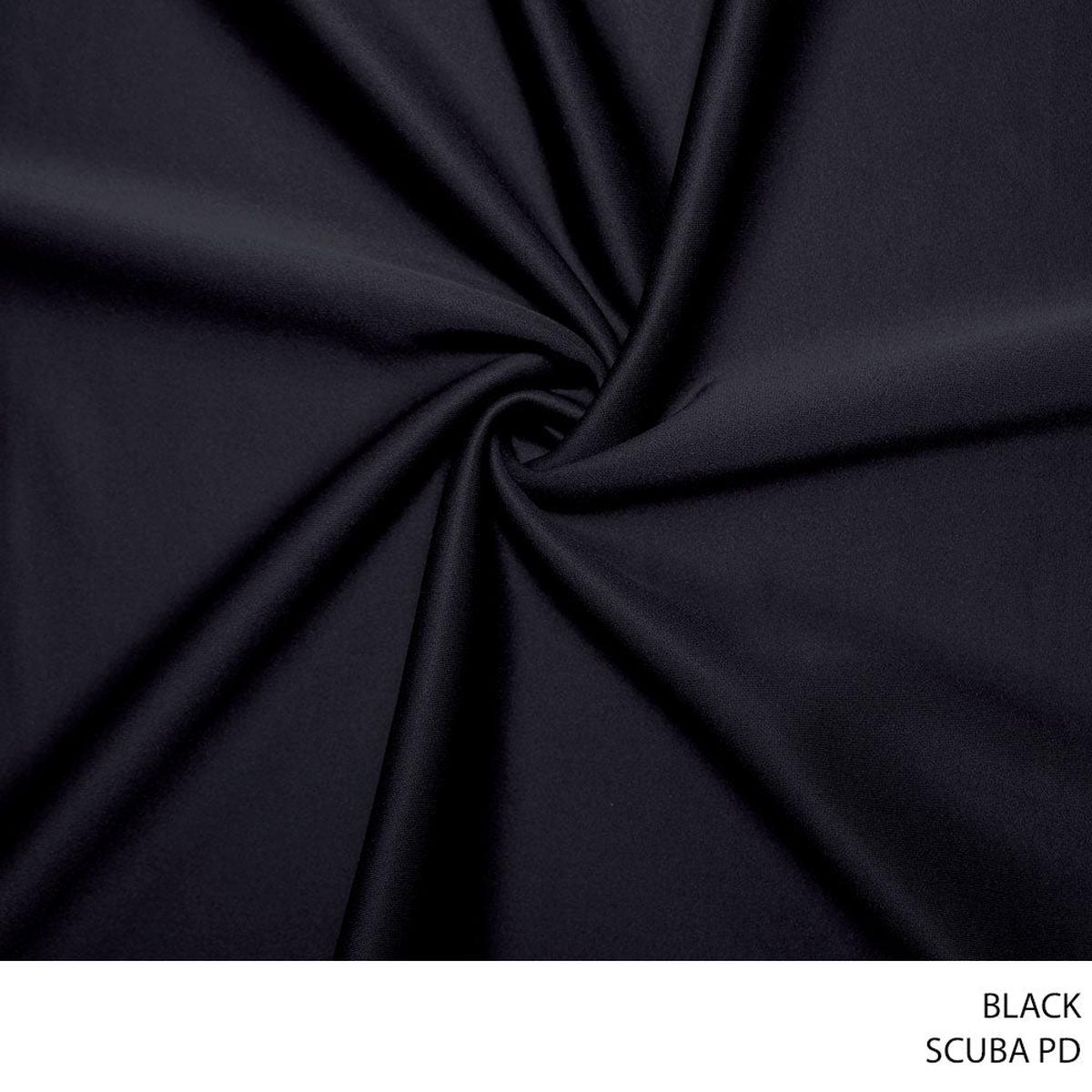 SCUBA PD FABRIC 150CM BLACK