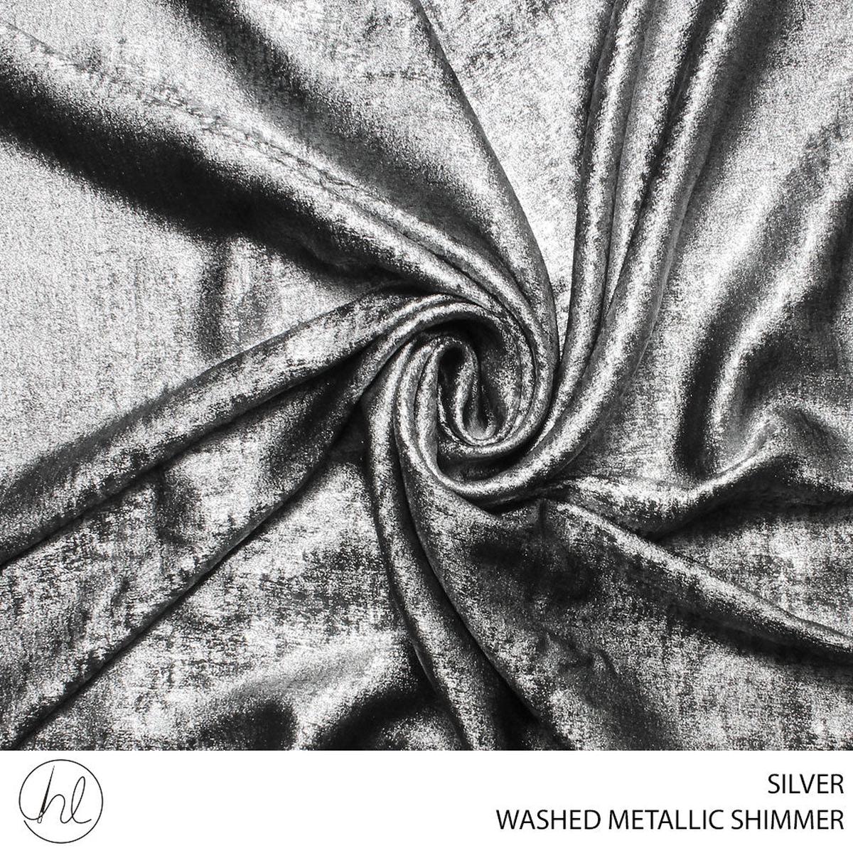 SHIMMER WASHED MTLC FABRIC SILVER ROLL 001 1