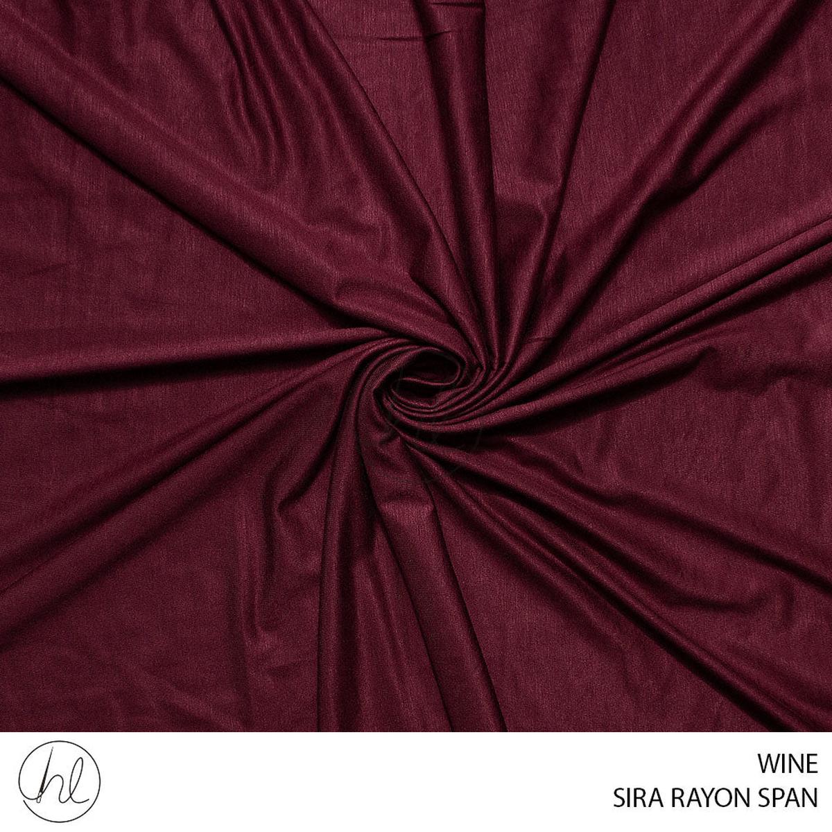 SIRA RAYON SPAN 51 WINE 150CM PER M