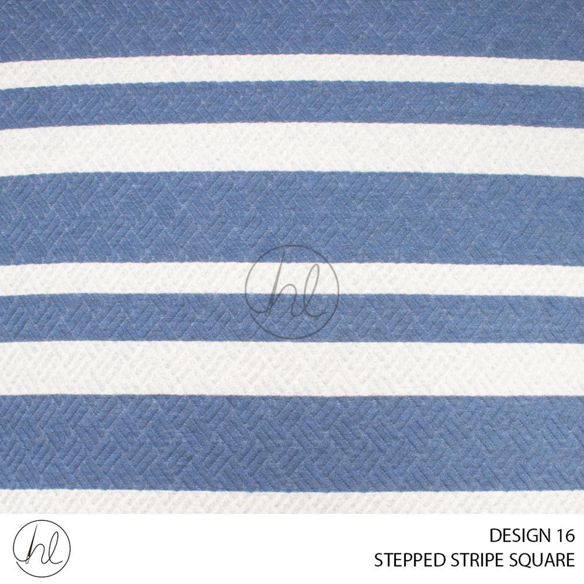 STEPPED STRIPE SQUARE 2425 ASSORTED 150CM PER M