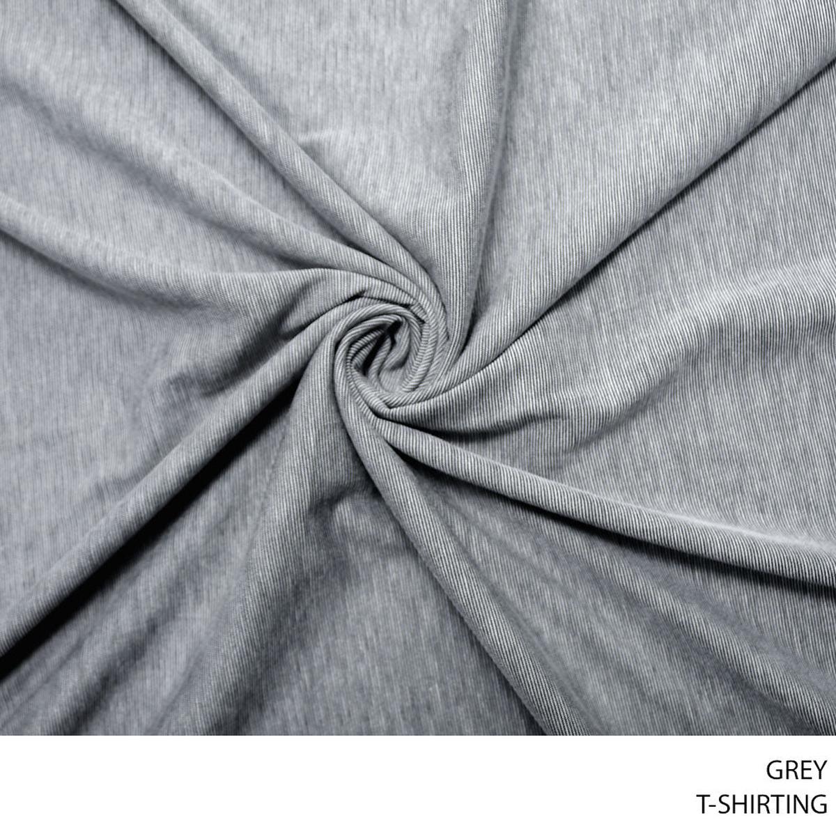 T-SHIRTING FABRIC GREY ROLL ROLL 001