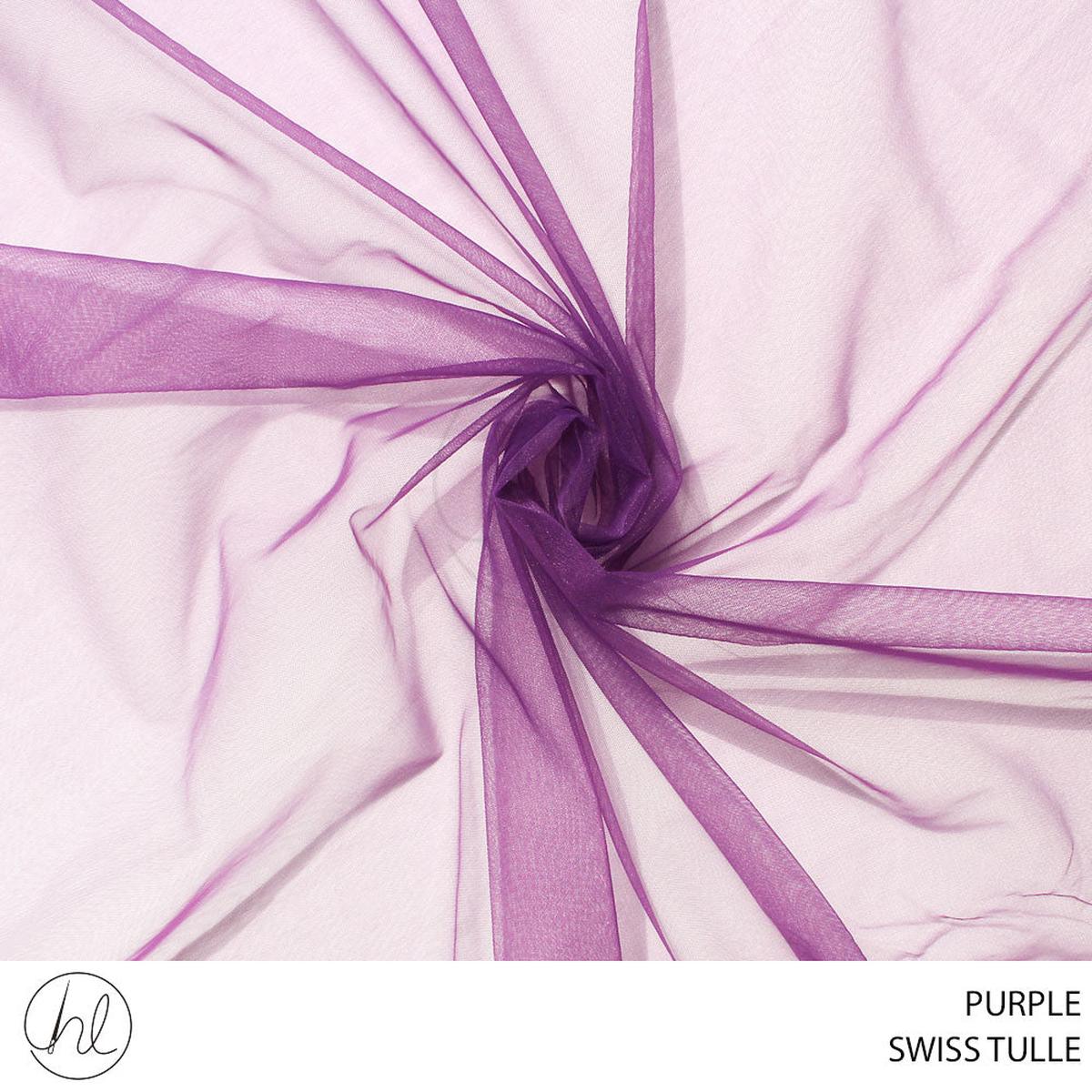 TULLE SWISS 3M PURPLE ROLL ROLL 001