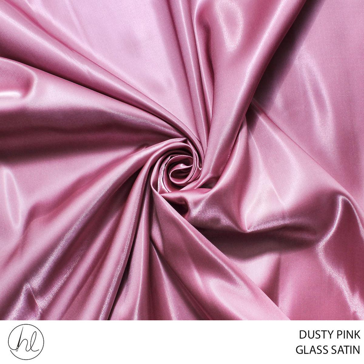 SATIN GLASS 150CM DUSTY PINK ROLL ROLL 001