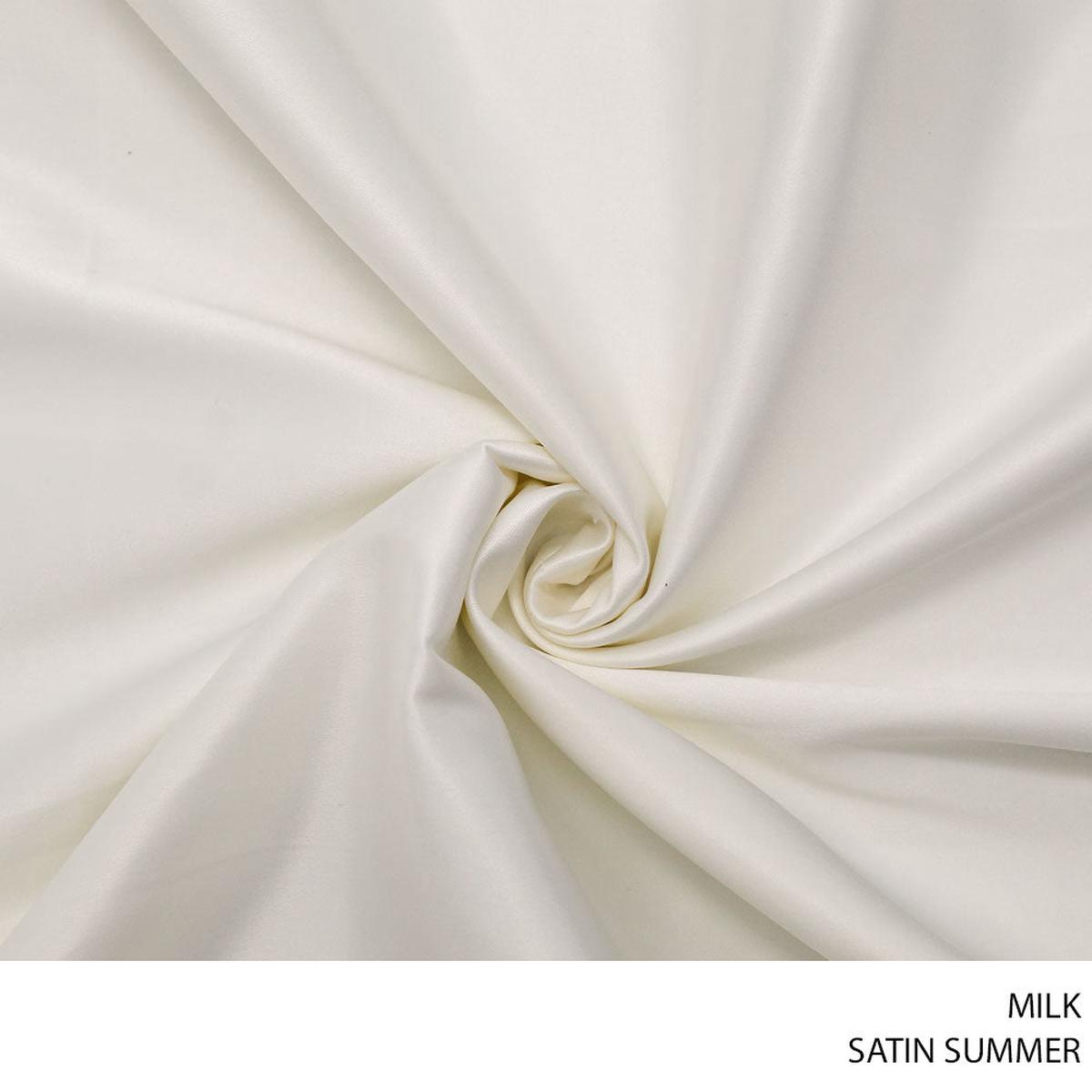 SATIN SUMMER FABRIC 150CM MILK ROLL 001 1