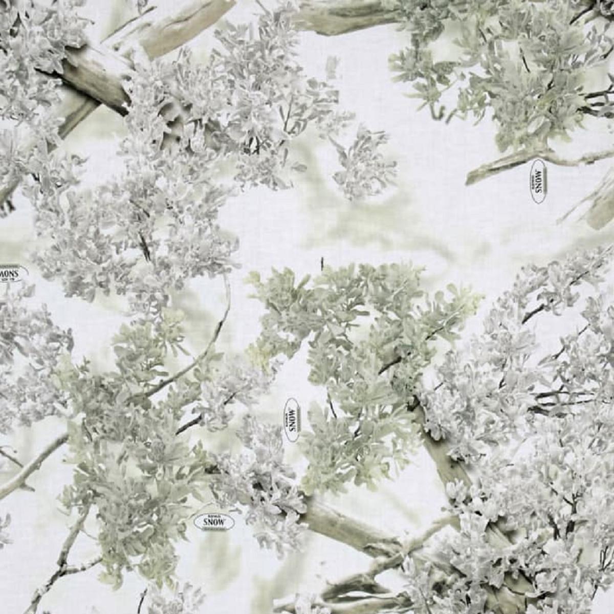 King Camo Snow Cotton Fabric