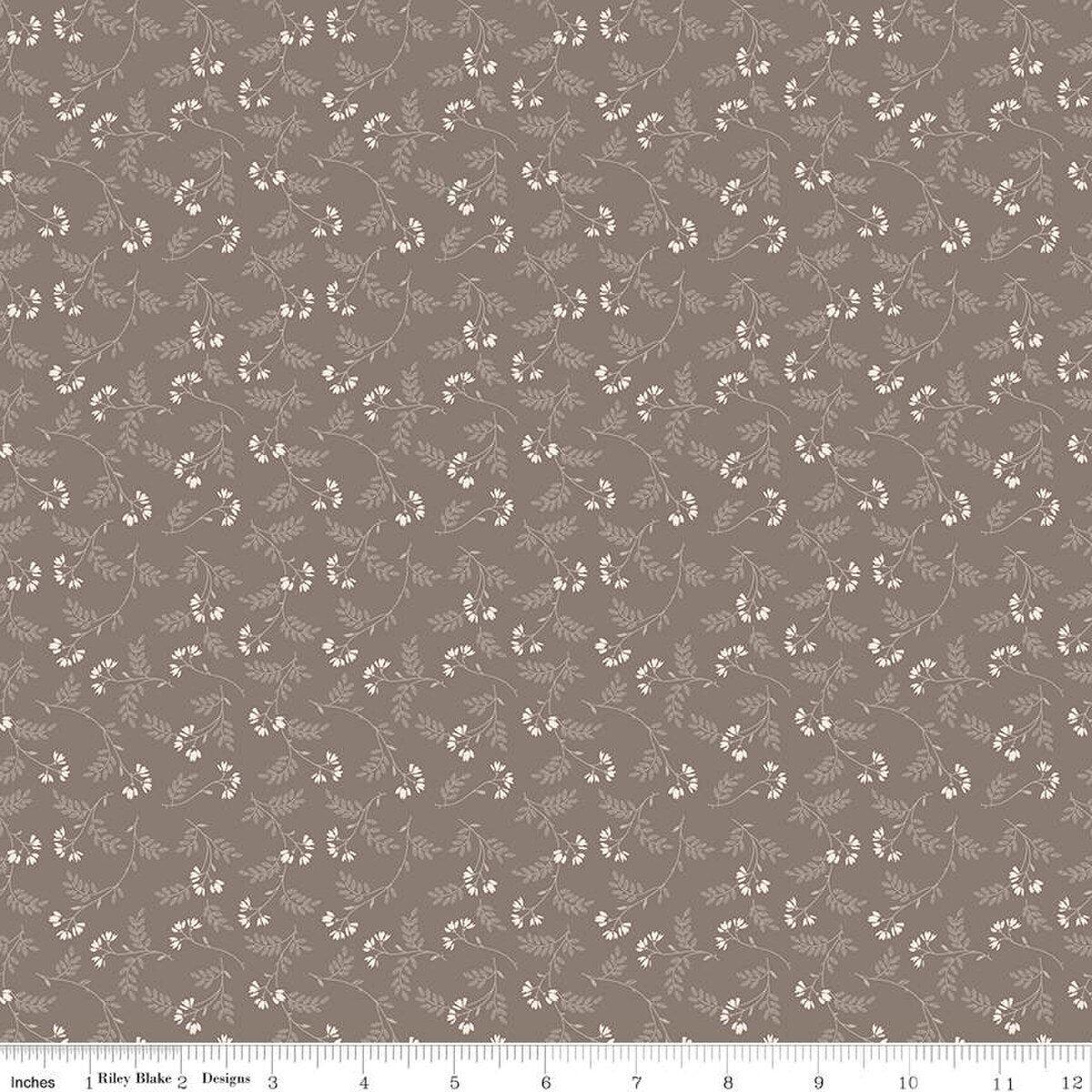 Piece & Plenty Vine Pebble Cotton Fabric - 1 Yard