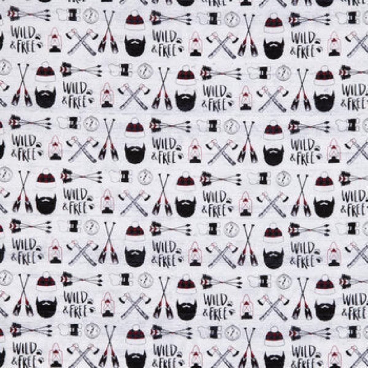Wild Man Calico Cotton Fabric