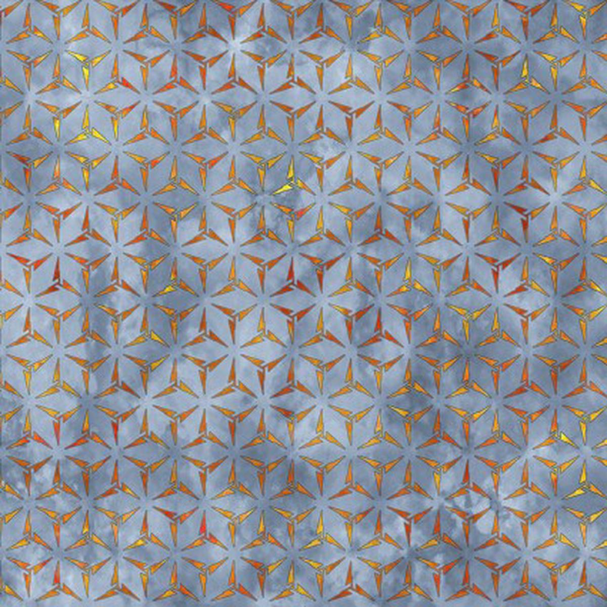 SCI-FI Grey Cotton Fabric