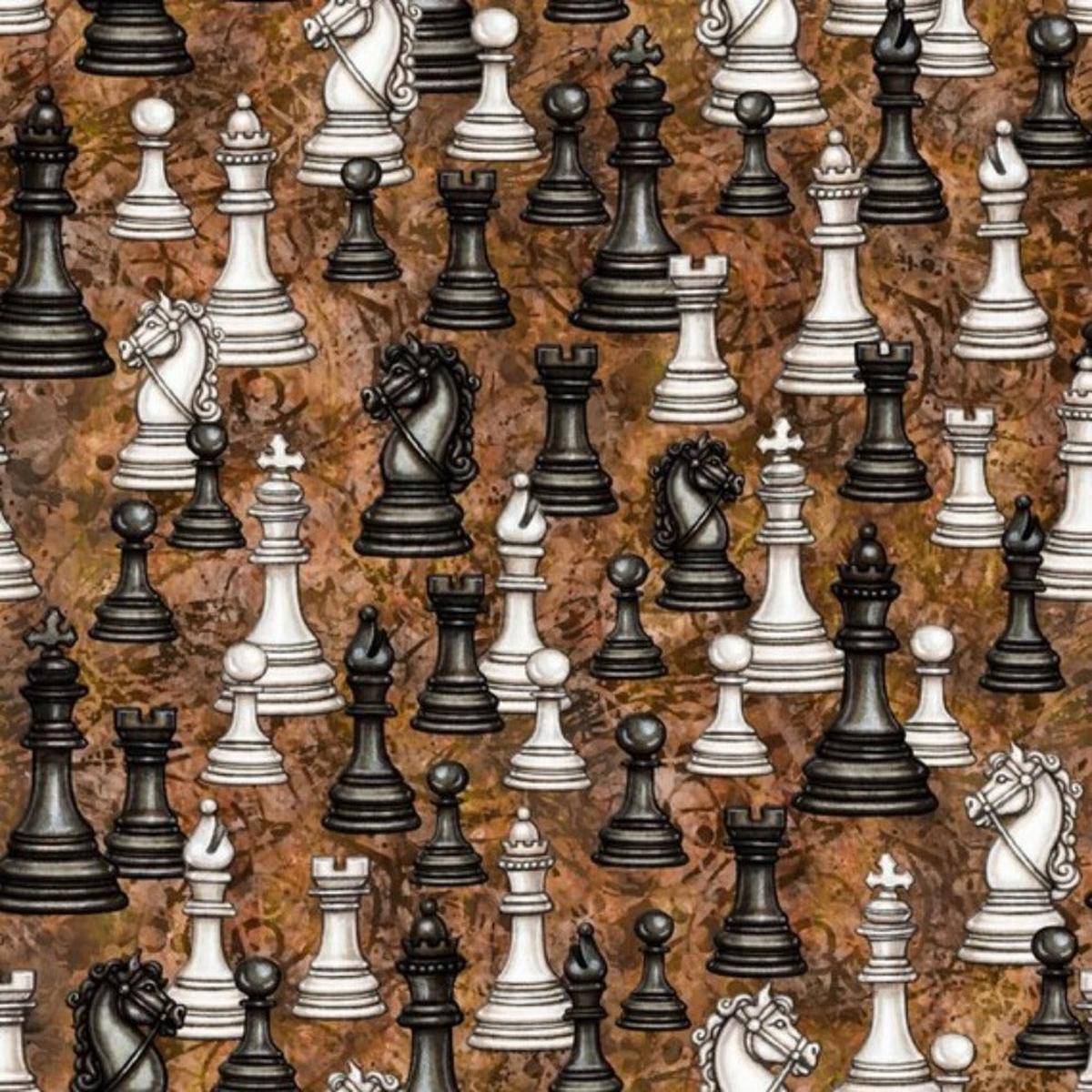 Checkmate Allover Cotton Fabric