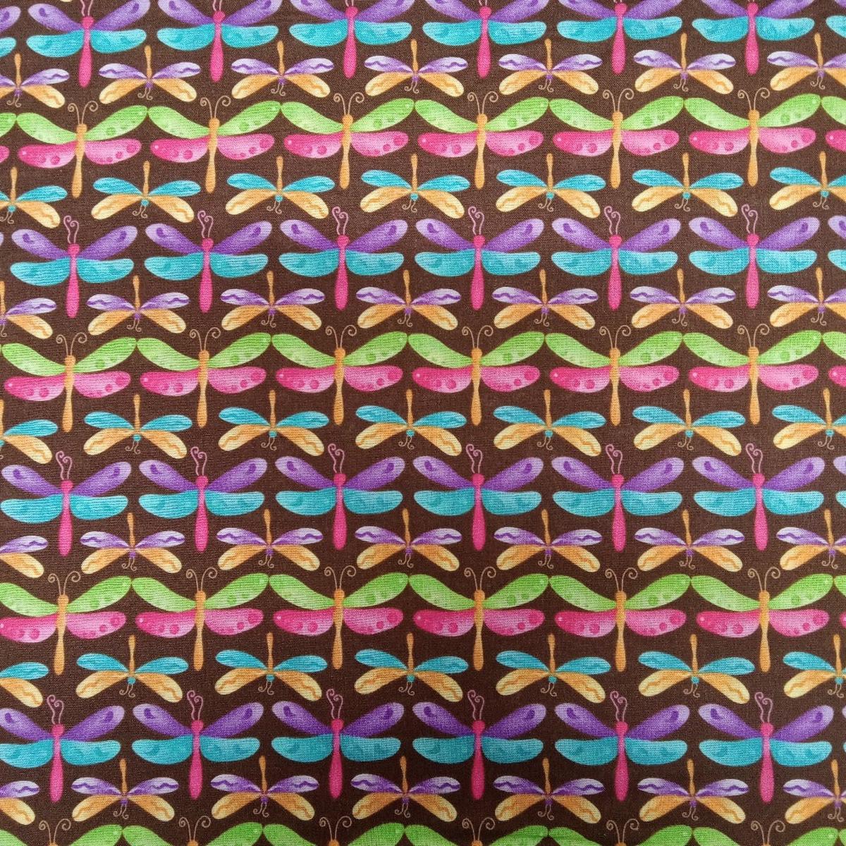 Dragonflies Cotton Fabric