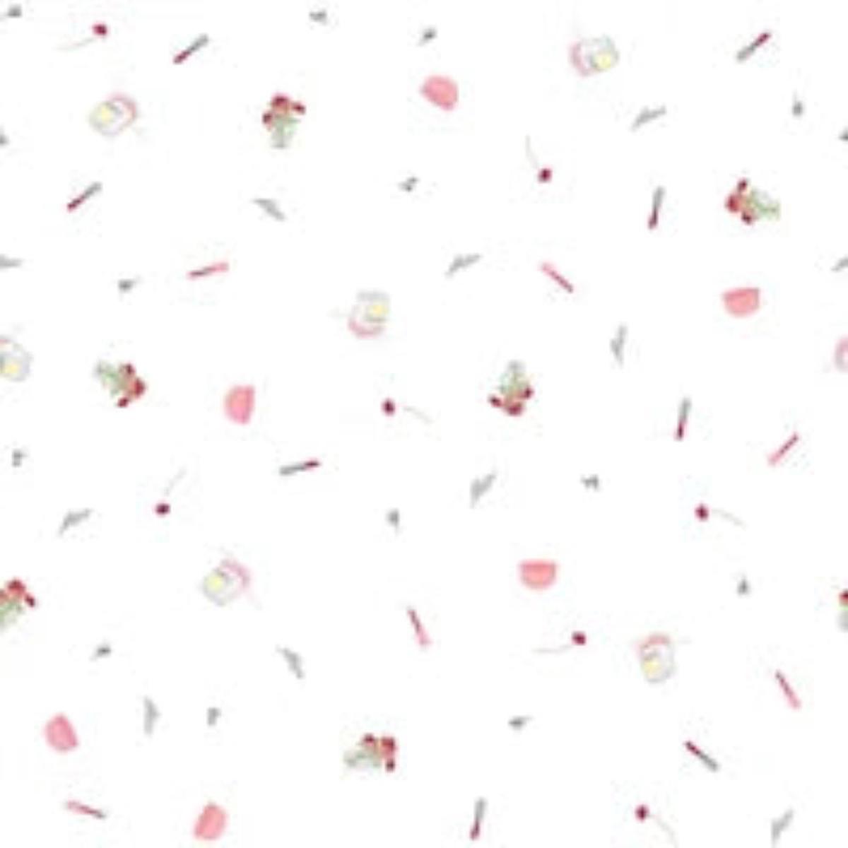 Flour & Flower Kitchen Tools White Cotton Fabric