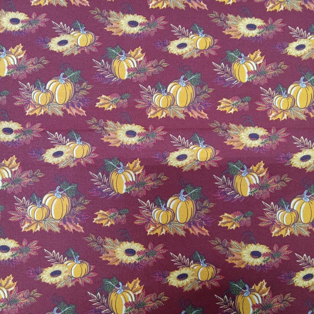 Harvest Pumpkins Cotton Fabric