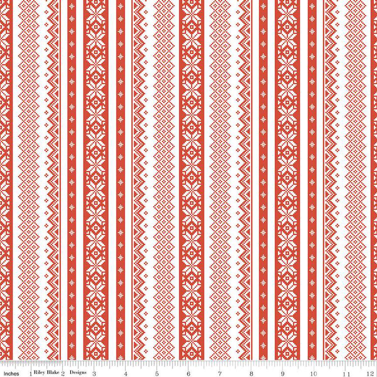 Ski Hill Sweater White Cotton Fabric