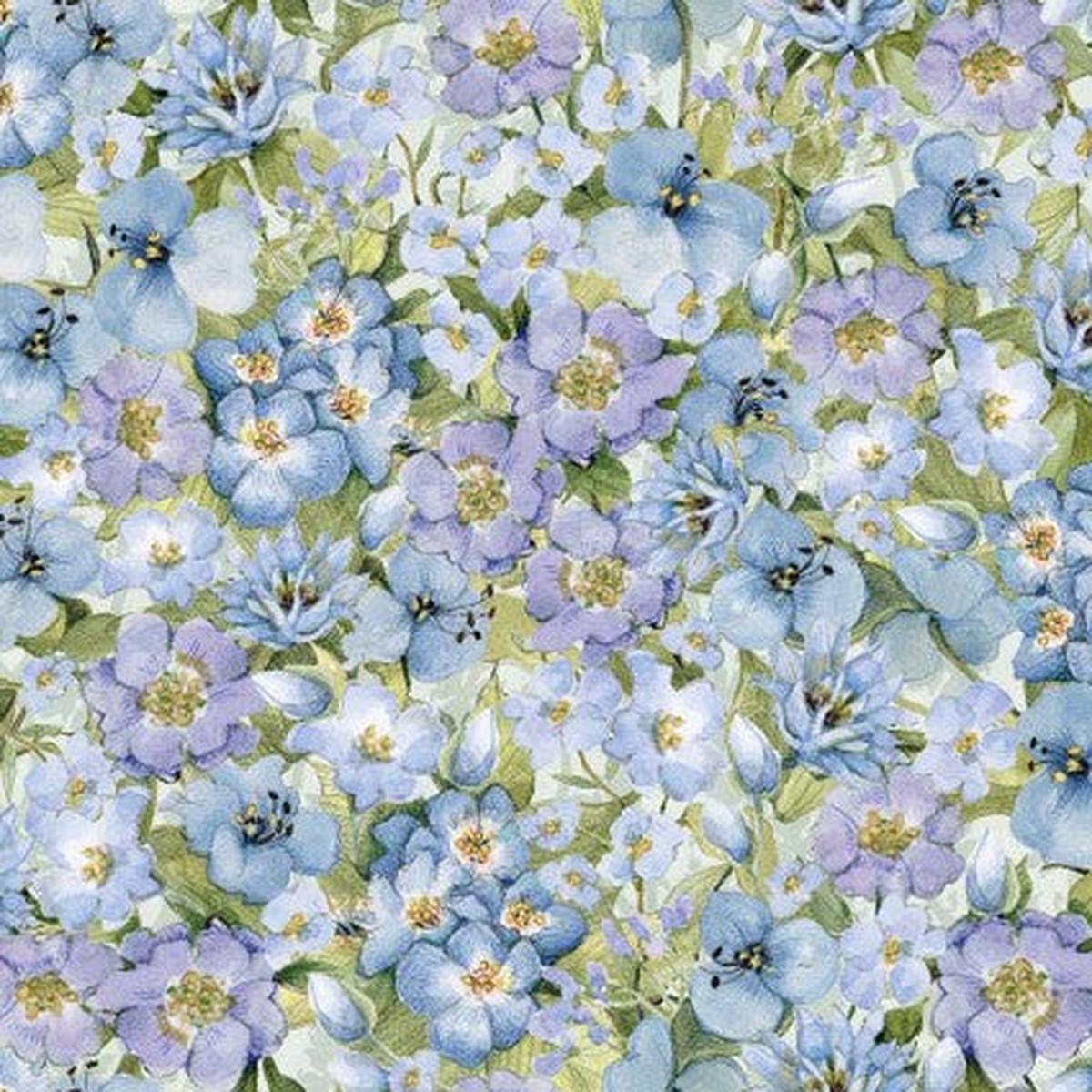 SW Sweet As Can Bee Packed Floral Cotton Fabric - 1 yard