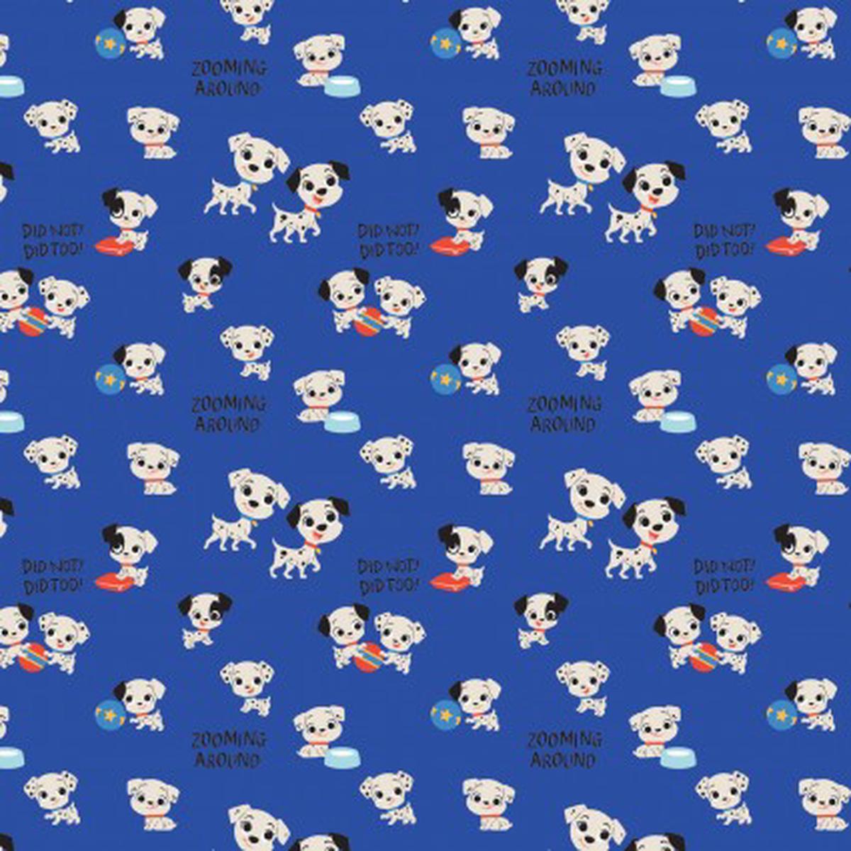 101 Dalmatians - The Day of the Little World Cotton Fabric - 1 yard