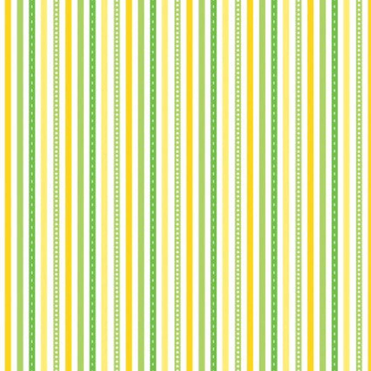 Noah's Journey Rainbow Stripe Cotton Fabric - 1 Yard