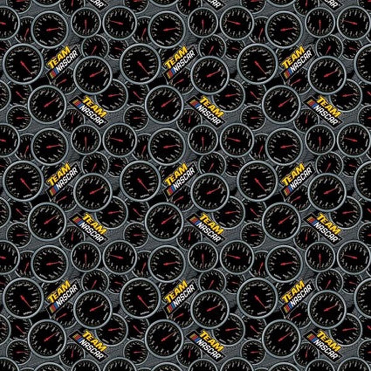 Team Nascar Speed Cotton Fabric