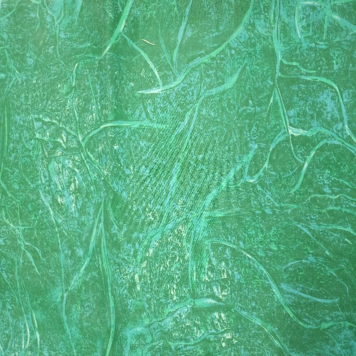 Textured Green Marble Cotton Fabric - 1 yard