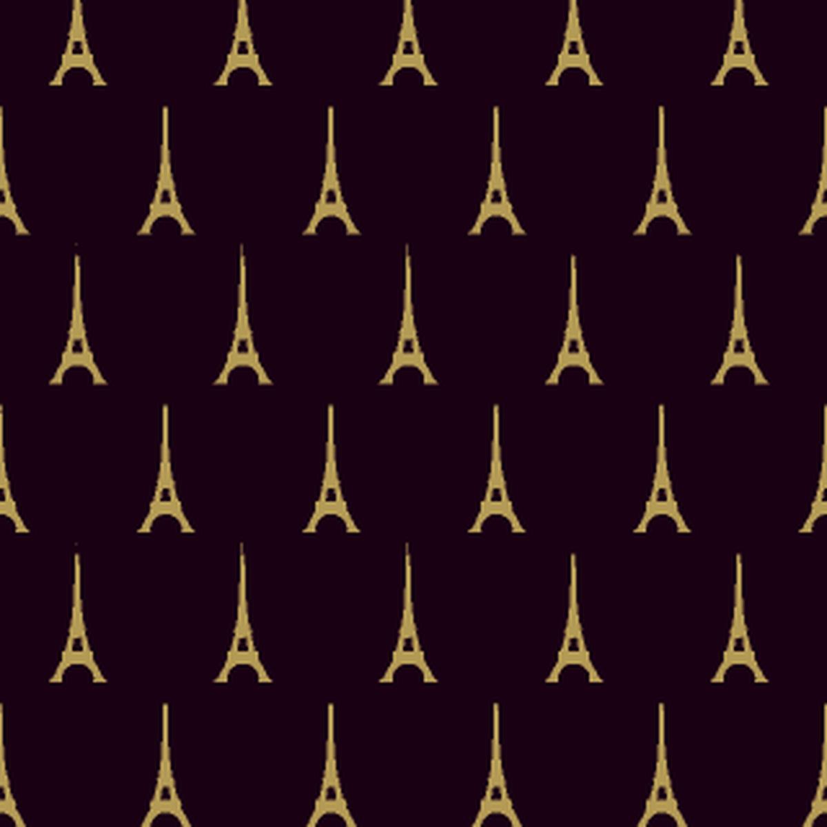 Eiffel Tower Cotton Fabric