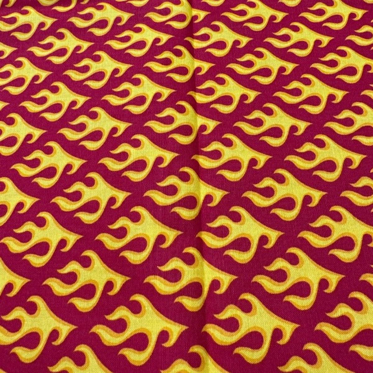 Flames Cotton Fabric - 1 yard