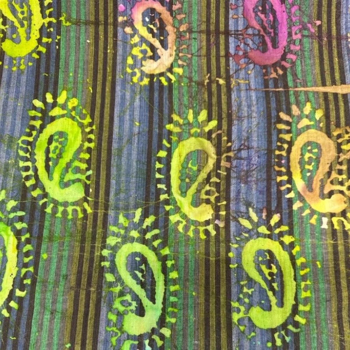 Paisley Watercolors Cotton Fabric - 1 yard