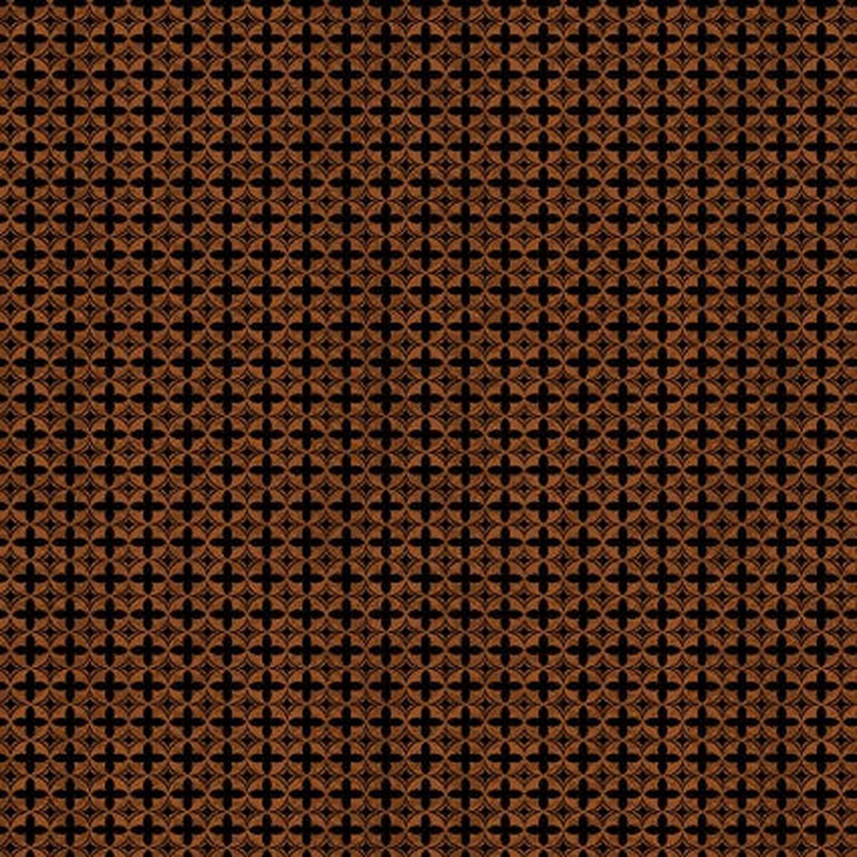For The Love Of Coffee Coffee Geo Cotton Fabric - 1 Yard