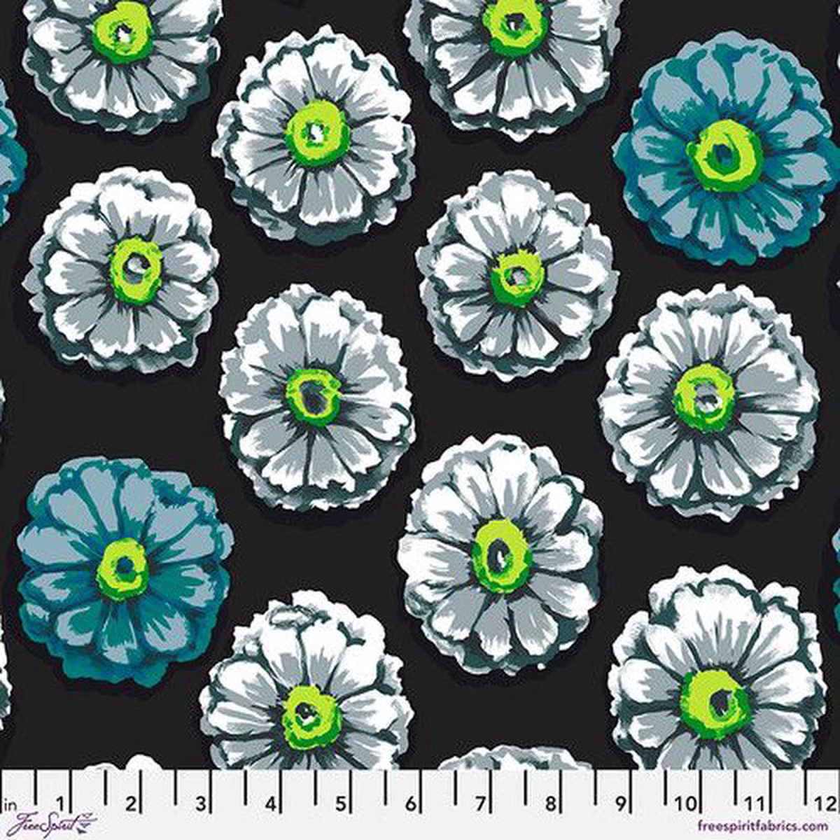 Zinnia Contrast Kaffe 85 038 Fabulous Kaffe Fassett Collective Free Spirit Cotton Fabric