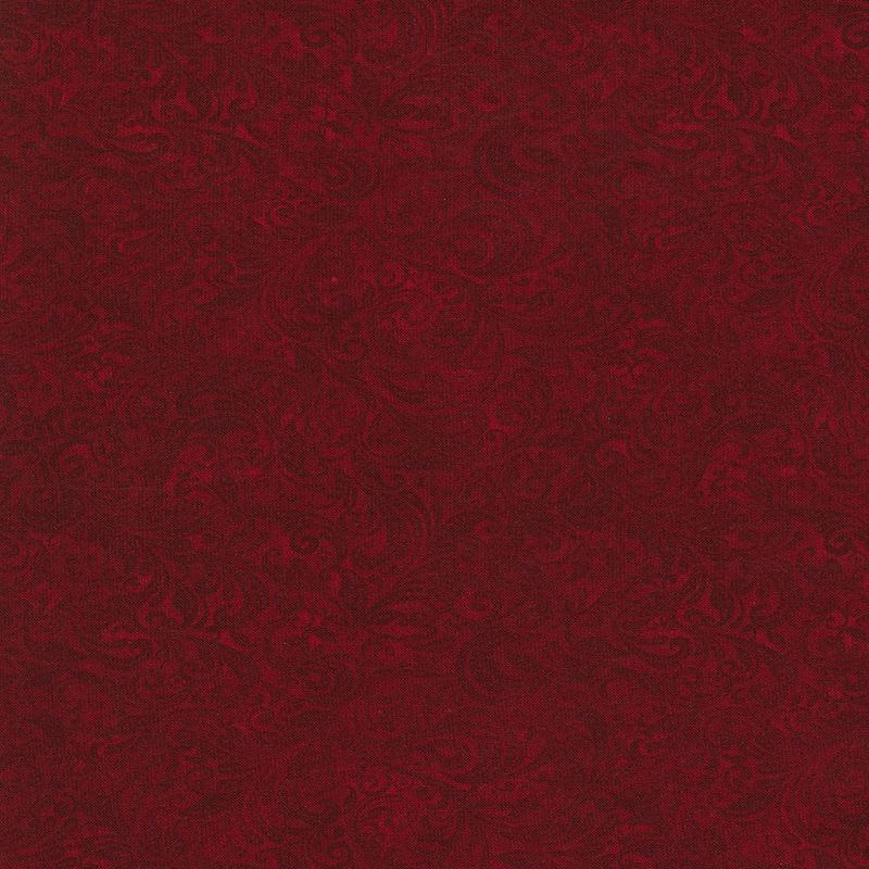 Belle Delicate Filigree Ruby Timeless Treasures Cotton Fabric TT-Belle-C7800-Ruby